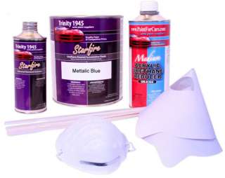 Metallic Blue Urethane Acrylic Automotive Paint Kit  
