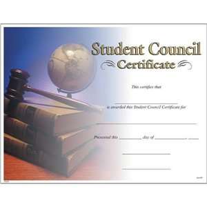 Award Certificates (10 Pack)   Student Council Sports 