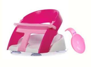 Dream on Me Premium Deluxe Baby Bath Seat pink with scoop NEW  
