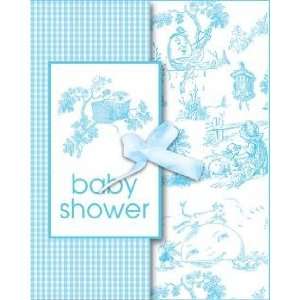   Toile  Boy Baby Shower Invitations (8 pack)