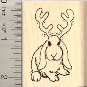  Lop Rabbit Reindeer Rubber Stamp Arts, Crafts & Sewing