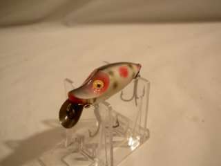   STRAWBERRY VINTAGE OLD FISHING LURE RIVER RUNT BAIT PLUG TACKLE  