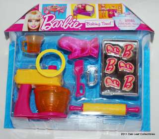  2011 Barbie Baking Time Accessory Pack NRFB Mint B Cookies on sheet 