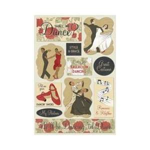  Foster Cardstock Stickers   Ballroom Dance Arts, Crafts & Sewing
