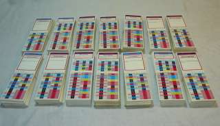 1985 PURSUE THE PENNANT BASEBALL MLB CARD LOT STAT GAME STATISTICAL 