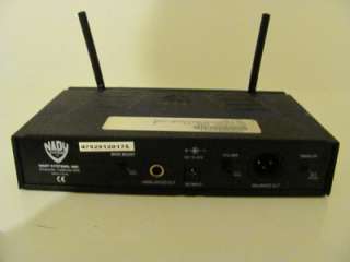 Nady U 33B UHF Bass Wireless Microphone System * Blem *  