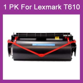 Black Toner Cartridge for Lexmark 610 Optra T614  