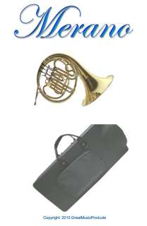 BEGINNER STUDENT 4 VALVE FRENCH HORN OUTFIT KEY OF F  