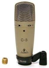 Behringer C 3 Dual Diaphragm Condenser Microphone, Studio Or Recording 