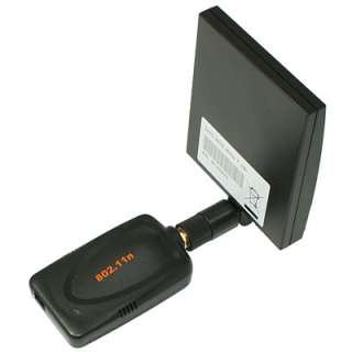 500mW 802.11 b/g/N Wireless LAN USB plam Adapter with 7 dBi Panel 