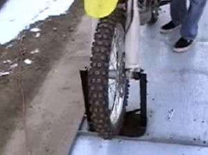 Motorcross Dirt Bike Tie Down Strapless Trailer Mount  