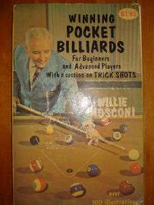 Winning Pocket Billiards by Willis Mosconi 1974 PBK 9780517504543 