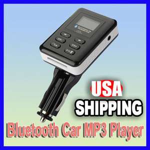 Bluetooth Car Kit Speaker HandsFree+  Player FM Transmitter USB/SD 