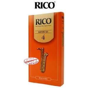  RICO BARITONE SAXOPHONE REEDS BOX OF 25   3.5 Size 