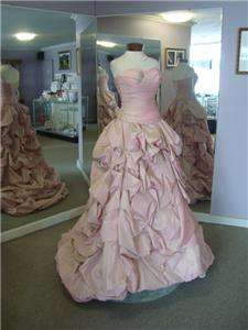NWT Pronovias Pink Wedding Dresses Bridal Gown sz 8  