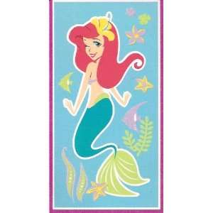  Disney Little Mermaid Terry Beach Towel