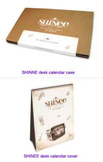 SHINEE 2011 DESK CALENDAR + PHOTO POSTCARD SET NEW  