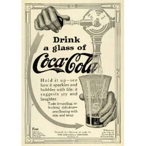  1912 Ad Coca Cola Soda Pop Fountain Carbonated Beverage Drink 