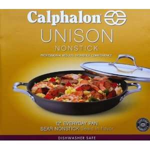 Calphalon UNISON Nonstick 12 inch Everyday Pan New   