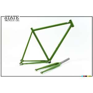  State Bicycle Co.   Matte Green   Frame and Fork Set 49 cm 