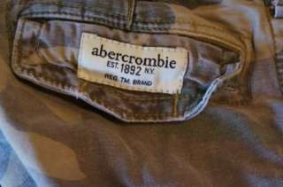 Abercrombie Boys Camo Cargo Shorts Sz 8  