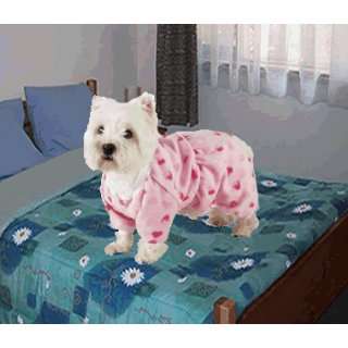  Dog Hearts Pajamas Pink, Dog PJ Large