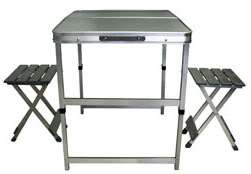 Aluminum Foldaway Camping Table and Chair Set GigaTent  