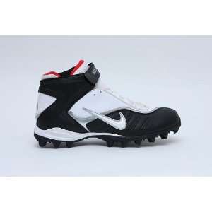   IV Molded Football Cleats   White/Black   Size 15