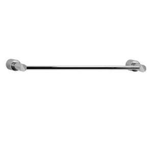   Flat Black Bathroom Accessories 24 Single Towel Bar