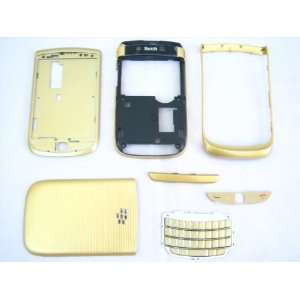  Blackberry Torch 9800 ~ Gold Housing Cover Door Case Frame 
