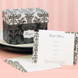  Recipe Box Bridal Shower Invites 