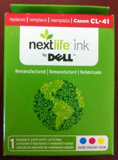 Dell Nextlife Canon CL 41 Tri Color Ink Printer Cartridge 884116038139 