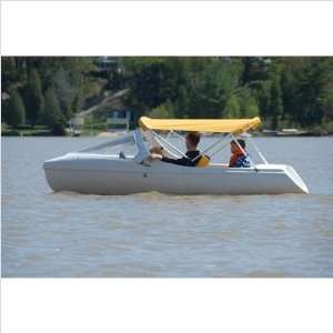   Boat with Arch and High Windshield Seat Color Yellow 