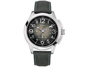 men s w10562g2 black leather quartz watch with black dial be the first 