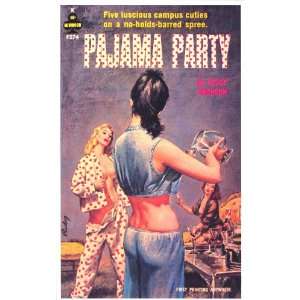    Pajama Party   11 x 17 Retro Book Cover Poster