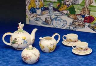   in Wonderland Childs Porcelain Miniature Tea Set 2 Sets Paul Cardew