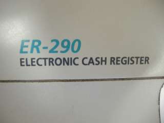 This is a SAMSUNG Electronic Cash Register ER 290. This is in good 
