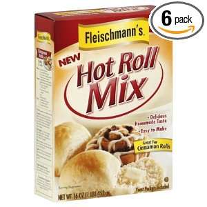 Fleischmanns Bread Machine Hot Roll, 16 Ounce (Pack of 6)  