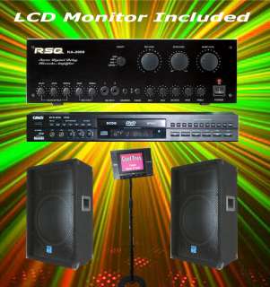 Karaoke System Player Music Machine LCD Monitor  