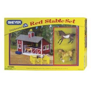 Breyer Stablebates Red Stable Set