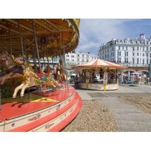 Carousel on Brighton Beach, Brighton, Sussex, England, United Kingdom 