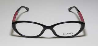 NEW CHANEL 3194 53 16 135 BLACK/BURGUNDY EYEGLASS/GLASSES/FRAMES W 