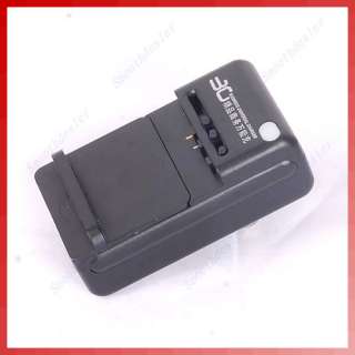   Universal Battery Charger With USB Port Output For Mobile Phone Black