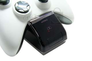 Official NYKO Charge Base S Dual Charger + 2x Battery for Xbox 360 