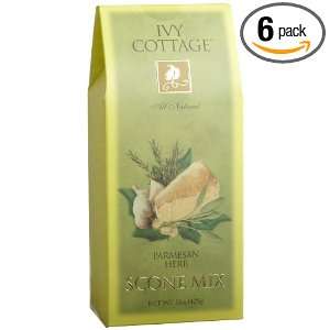 Ivy Cottage Parmesan Herb Scone Mix, 15 Ounce Boxes (Pack of 6)