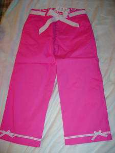 NWT TCP childrens place capri pants dress up pink 10  