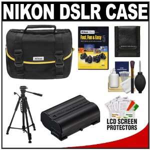 Nikon Starter Digital SLR Camera Case   Gadget Bag with Nikon EN EL15 