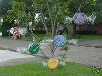 Christmas Outdoor Decorations Yard Candy Art Glitter  