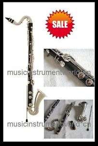 Bass Clarinet & Low Eb Rubber Body Nickel Plated keys  