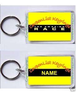 10 Amazing Race Clue Logo Custom Party Favor Keyrings  